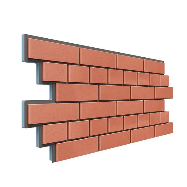 Фасадная термопанель Доломит кирпич 20мм Красный купить в Калаче-на-Дону