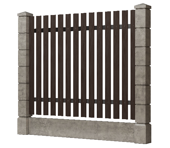 Заборная доска GRINDERDECO, ДПК, шлифованная Венге купить в Калаче-на-Дону