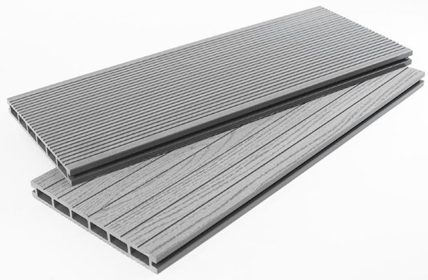 Террасная доска ДПК - ДеревоПласт- DP Standart+ серый купить в Калаче-на-Дону