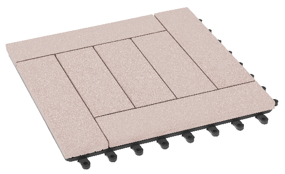 Модульный паркет ДПК GRINDERDECO Комфорт 6 Выбеленный дуб купить в Калаче-на-Дону