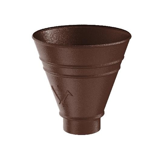 Водосток Aquasistem, Система 150/100 - Воронка водосборная круглая RAL 8017 Коричневый matt купить в Калаче-на-Дону