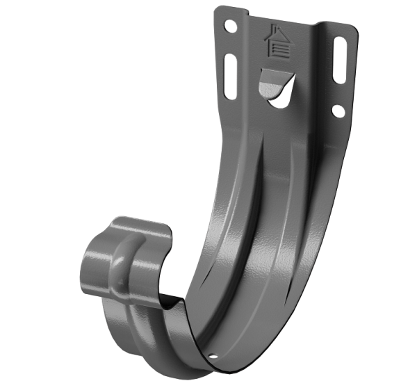 Карнизный кронштейн (штампованный) D125 Döcke STAL PREMIUM Графит, (RAL 7024) купить в Калаче-на-Дону