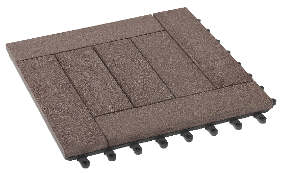 Модульный паркет ДПК GRINDERDECO Комфорт 6 Венге купить в Калаче-на-Дону