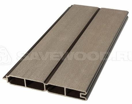Заборный профиль из ДПК Savewood SW Agger матовый тёмно-коричневы купить в Калаче-на-Дону